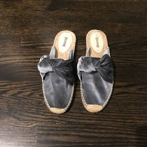 Soludos Velvet Mules, Size 8.5
